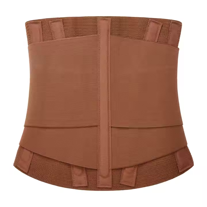 Ceinture amincissante marron – Teinte naturelle, compression puissante